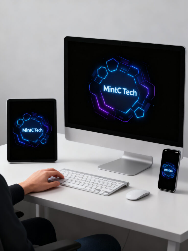 Auctioneer using MintC Tech online auction platform