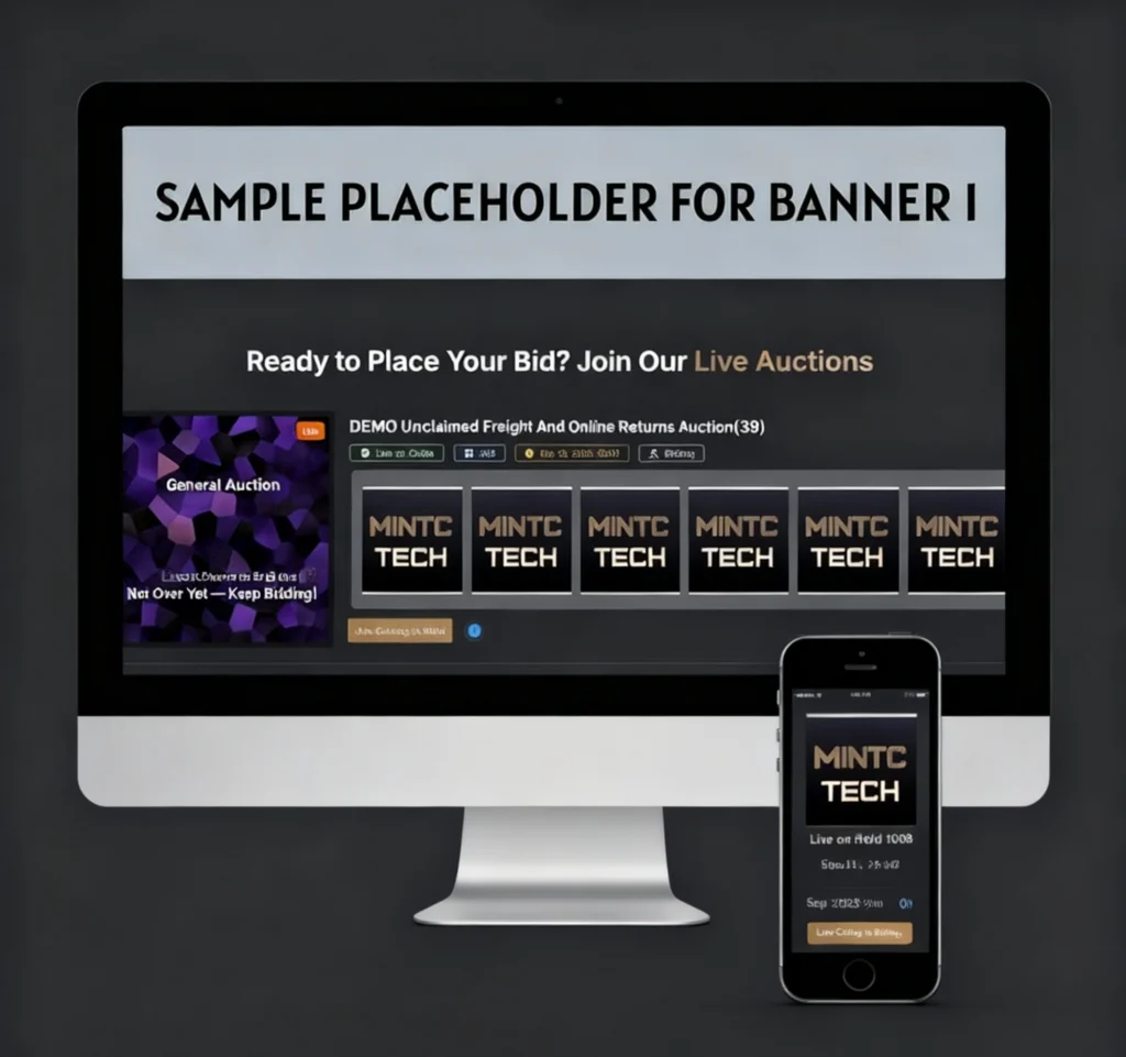 MintC Tech white-label website example – homepage view